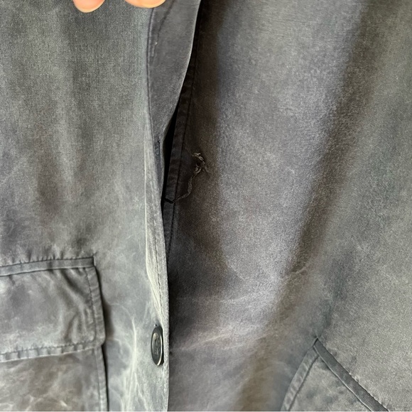 Emanuel by Emanuel Ungaro Washed Silk Jacket Size Medium - Picture 5 of 7